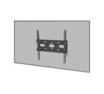 iiyama MD-WM4040 support d'écran plat pour bureau Mur Noir
