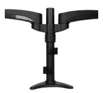 StarTech.com Bras Articulé pour 2 Moniteurs avec Gestion de Câbles et Hauteur Ajustable - Support de Bureau Double Écran jusqu'à 24"(13,6kg)