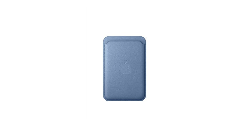 Apple Portafoglio MagSafe in tessuto FineWoven per iPhone - Azzurro selvatico