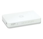 D-Link GO-SW-8G/E commutateur réseau Non-géré Gigabit Ethernet (10/100/1000) Blanc