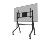 Neomounts FL50-575BL1 Support au sol mobile pour écran 65-110" - installation rapide - TÜV