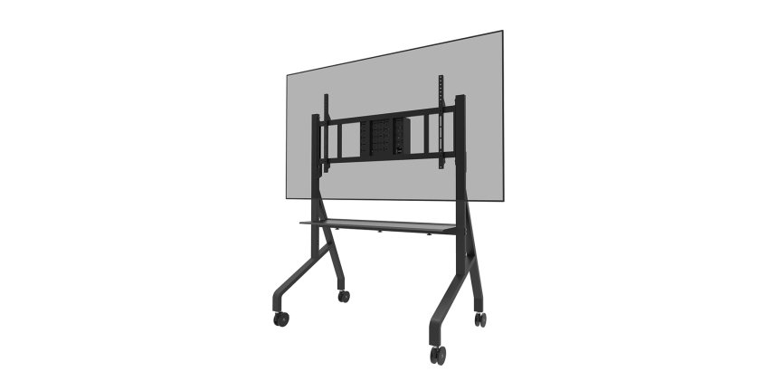 Neomounts FL50-575BL1 TV trolley 65-115" - fast installation - TÜV