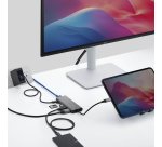 StarTech.com Adaptateur Multiport USB-C vers HDMI, Recharge PD 140W, 4K 60Hz, Hub USB 3 Ports 10 Gbps, Lecteur de Carte SD, 2,5 GbE, Mini Dock pour MacBook / Dell / ThinkPad / HP