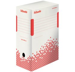Boîte archives esselte speedbox carton recyclable 350x250mm fond automatique dos 150mm
