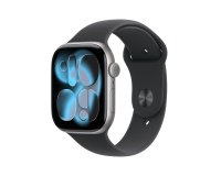 Apple Watch Series 11 OLED 46 mm Numérique 416 x 496 pixels Écran tactile Gris Wifi GPS (satellite)