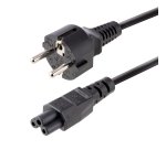 StarTech.com 3m (10ft) Laptop Power Cord, EU Schuko to C5, 2.5A 250V, 18AWG, Notebook / Laptop Replacement AC Cord, Power Brick Cord, Laptop Charger Cable, Clover Leaf/Mickey Mouse Power Cord