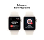Apple Watch SE (3nd generation) SE 3 GPS 40mm Starlight Aluminium Case with Starlight Sport Band - S/M