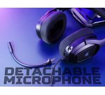 Acer Predator Galea 365 Gaming Headset with Control Box, 7.1 Surround Sound, Detachable Omnidirectional Mic, Ergonomic Ear Cups, Adjustable Headband, Black