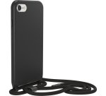 OtterBox React Necklace hoesje voor iPhone SE (3rd/2nd gen)/8/7, ultradun, beschermhoesje met verstelbare en afneembare kettingriem, getest volgens militaire standaard, Zwart