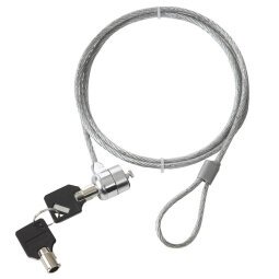 Techair TALKK01 cable antirrobo Plata 1,5 m