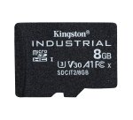 Kingston Technology Carte 8GB microSDHC Industrielle C10 A1 pSLC + adaptateur SD