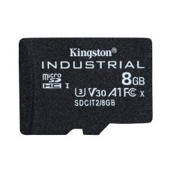 Kingston Technology Carte 8GB microSDHC Industrielle C10 A1 pSLC emballage individuel sans adaptateur