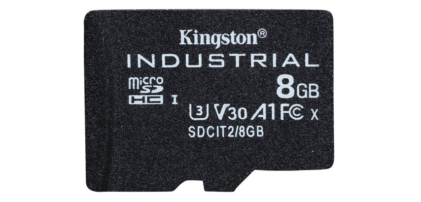 Kingston Technology Tarjeta 8GB microSDHC Industrial C10 A1 pSLC paquete individual sin adaptador
