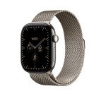 Apple Watch Series 12 OLED 42 mm Numérique 374 x 446 pixels Écran tactile 5G Titane Wifi GPS (satellite)
