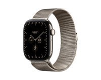 Apple Watch Series 12 OLED 42 mm Numérique 374 x 446 pixels Écran tactile 5G Titane Wifi GPS (satellite)