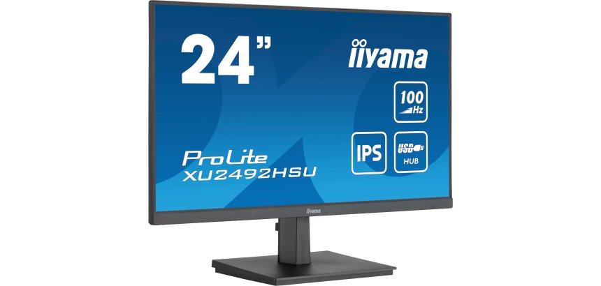 iiyama ProLite XU2492HSU-B6 flat PC screen 60.5 cm (23.8") 1920 x 1080 pixels Full HD LED Black