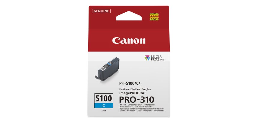 Canon PFI-5100 C Tintenpatrone 1 Stück Original Cyan