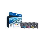 Brother LC-985 / LC985VALBP Pack Cartucho original negro + tricolor de capacidad estándar