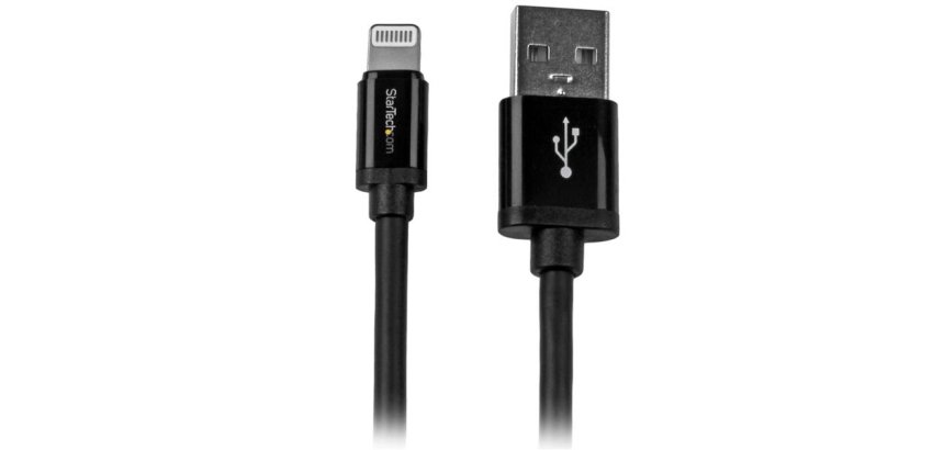 StarTech.com Cavo lungo connettore lightning a 8 pin Apple nero a USB da 2 m per iPhone / iPod / iPad