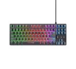 Trust GXT 833 Thado TKL clavier Gaming USB AZERTY Français Noir
