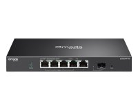 TP-Link ES206XPP-M2 commutateur réseau Géré L2 2.5G Ethernet (100/1000/2500) Connexion Ethernet, supportant l'alimentation via ce port (PoE) Montage sur le bureau ou sur le mur Noir