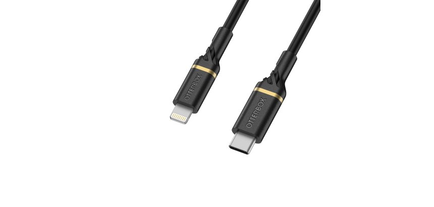 OtterBox Cable USB C-Lightning 1M USB-PD, noir