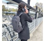 ACT AC8560 sac à dos Sac à dos normal Gris Polyéthylène téréphthalate (PET)