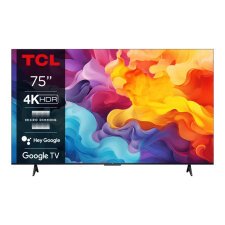 TCL TV LED 4K 189 cm TV 4K HDR 75V6B Google TV