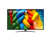 LG NanoCell AI 65NANO81A6A TV Serie NANO81 65'' 4K, a7 Gen8, HDR10, 20W, 3 HDMI con Game Optimizer, Smart TV WebOS 25