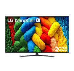 LG NanoCell AI 65NANO81A6A TV Serie NANO81 65'' 4K, a7 Gen8, HDR10, 20W, 3 HDMI con Game Optimizer, Smart TV WebOS 25