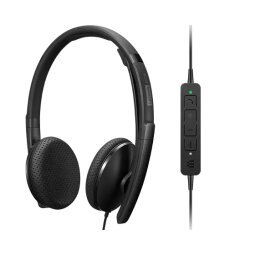 Lenovo 4XD1M39028 écouteur/casque Avec fil Arceau USB Type-C Noir