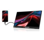 Verbatim Portable 14" FHD Touch Monitor LIGHT Monitor portatile Nero 35,6 cm (14") LCD 1920 x 1080 Pixel