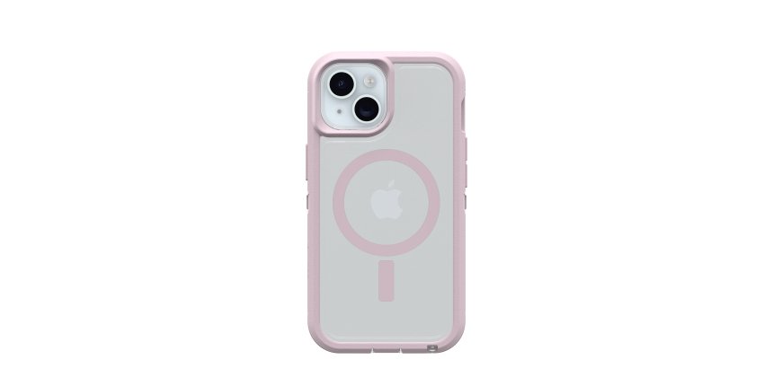 OtterBox Defender XT Clear pour MagSafe Series pour Apple iPhone 17e/16e/15/14/13, Mountain Frost