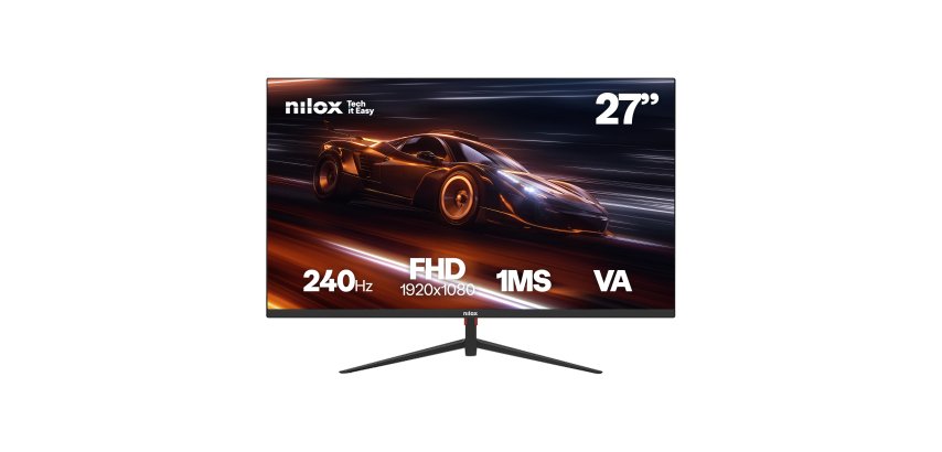 Nilox MONITOR 27 GAMING FHD 240HZ Monitor PC 68,6 cm (27") 1920 x 1080 Pixel Full HD LCD Nero