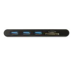 Replicador de Puertos USB-C para Portátiles - Docking Station USB Tipo C HDMI VGA GbE con Lector de Tarjetas SD - Win Mac