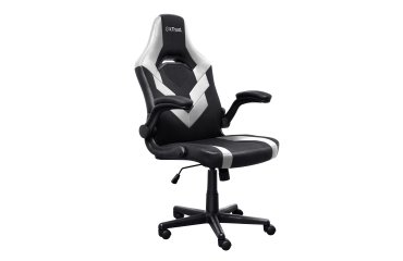 Trust GXT 703W RIYE Sedia per gaming universale Nero, Bianco
