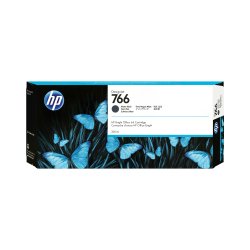 HP Cartouche d'encre DesignJet 766 noir mat de 300 ml
