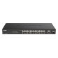 D-Link DGS-1100-26MPV2/E switch Gestionado L2 Gigabit Ethernet (10/100/1000) Energía sobre Ethernet (PoE) Negro