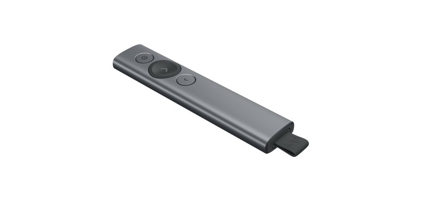 Logitech Spotlight Plus presentation remote control - slate