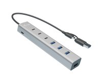i-tec USB-C/USB-A Charging Metal HUB 7 port (3x USB-C, 4x USB-A)