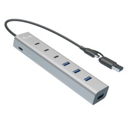 i-tec USB-C/USB-A Charging Metal HUB 7 port (3x USB-C, 4x USB-A)