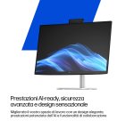 HP EliteStudio 8 G1i AI PC Wolf Pro Security Edition Intel Core Ultra 7 265 68,6 cm (27") 2560 x 1440 Pixel PC All-in-one 24 GB DDR5-SDRAM 512 GB SSD Windows 11 Pro Wi-Fi 7 (802.11be) Argento
