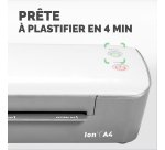 Fellowes Ion A4 Laminoir à chaud 300 mm/min Gris, Blanc