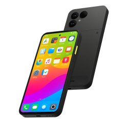 Fairphone The (Gen 6) 16 cm (6.31") Double SIM Android 15 5G USB Type-C 8 Go 256 Go 4415 mAh Noir