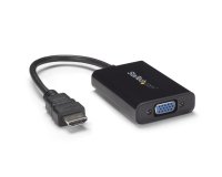 StarTech.com HDMI to VGA Video Adapter Converter with Audio for Desktop PC / Laptop / Ultrabook - 1920x1080