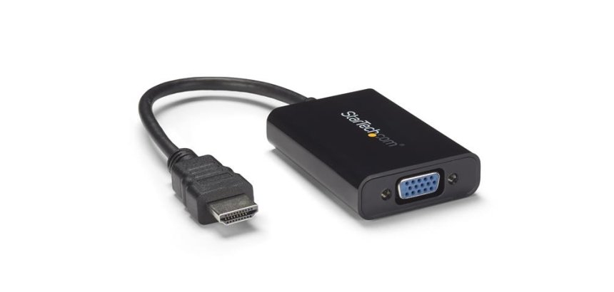 StarTech.com HDMI to VGA Video Adapter Converter with Audio for Desktop PC / Laptop / Ultrabook - 1920x1080
