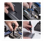 StarTech.com Kit de Réparation Informatique 40 pièces pour Ordinateur Portable/PC/Téléphone, Jeu de Tournevis de Précision 30-Bit, Couvercle Amovible avec Tampon Magnétique, Outils de Préhension