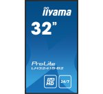 iiyama LH3241S-B2 Écran d'affichage dynamique En forme de kiosk 80 cm (31.5") LED 350 cd/m² Full HD Noir 24/7
