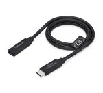 StarTech.com 60cm USB4 Extension Cable, 40Gbps, Thunderbolt 4 Compatible, 240W Charging, 8K 60Hz/4K 240Hz, USB-C Male to Female