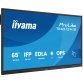 iiyama TE6512MIS-B4AG Écran d'affichage dynamique Écran plat interactif 165,1 cm (65") LCD Wifi 400 cd/m² 4K Ultra HD Noir Écran tactile Intégré dans le processeur Android 11 24/7